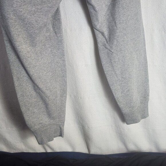 Calvin Klein Jeans Grey White Logo Cotton Poly Pull On Drawstring Joggers Size M - Picture 11 of 16